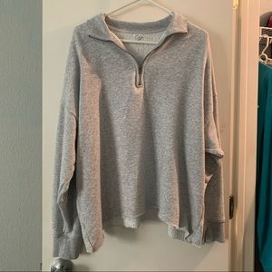 American Eagle Aerie Quarter Zip Up Sweatshirt